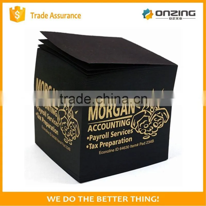 75*75*75mm custom eco sticky notes pad for business