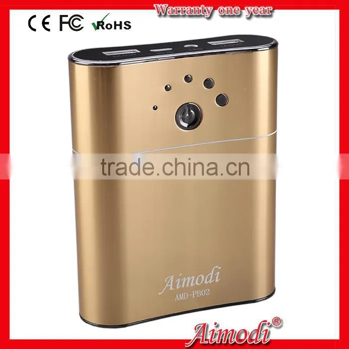 Aluminum alloy portable power bank latest design power bank 6000 mAh BP02