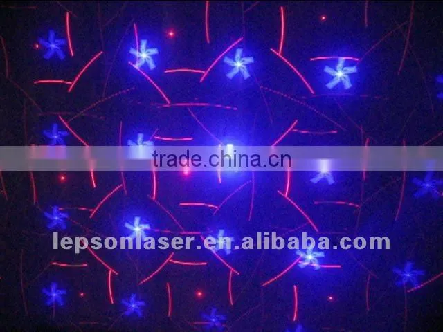 double heads red blue laser stage light