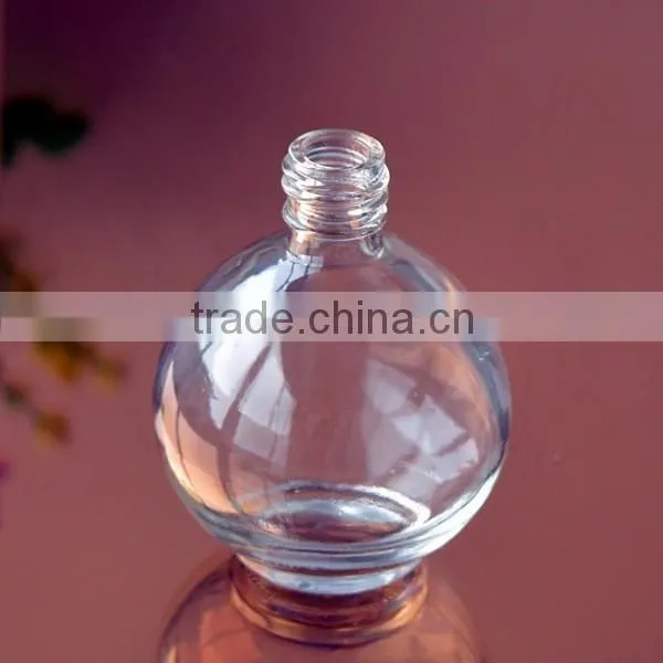 Clear glass gel nail polish bottle/glass perfume bottle