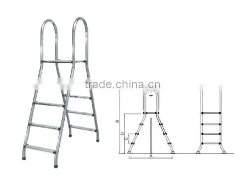 HOT selling 304 swimming pool stainless steel pool ladder