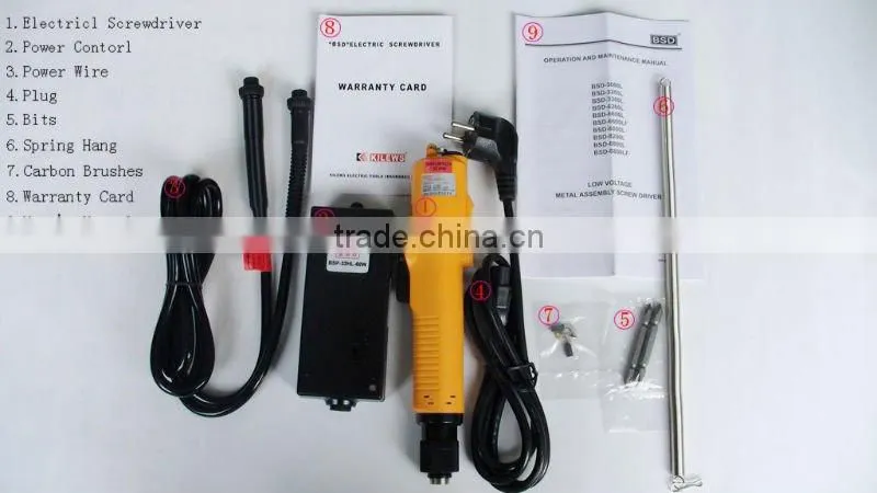 KILEWS BSD-6200 Torque Precision Fully Automatic Electric Screwdriver for production line ,production tools, shut off clutch