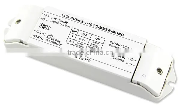 constant current 350mA -2700mA push dim or 1-10v led dimming driver