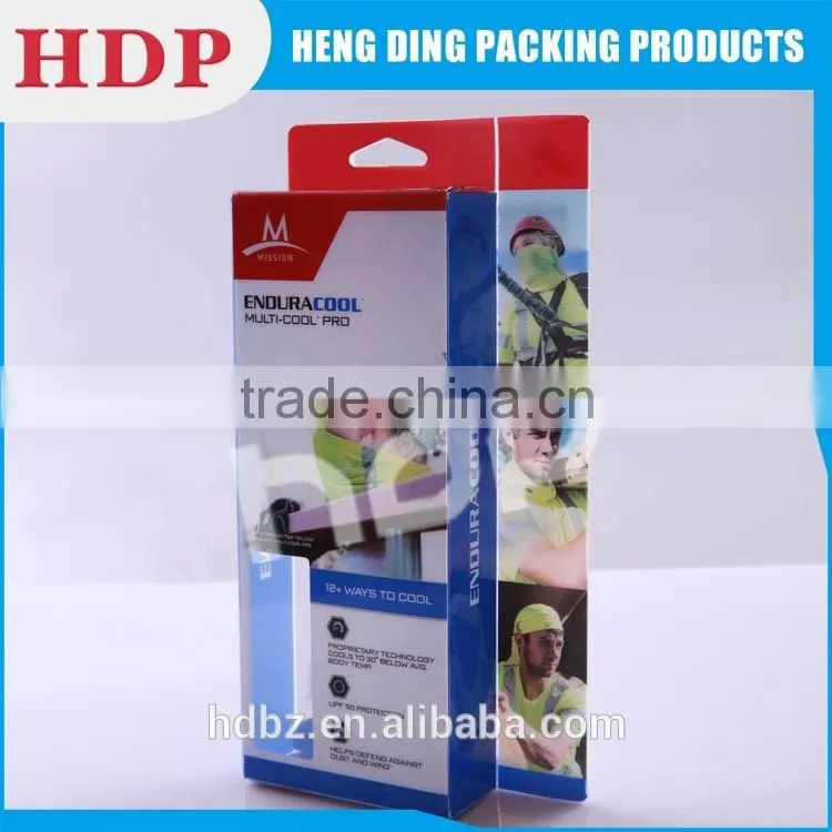 Factory custom full color printed clear pvc box manufacturer
