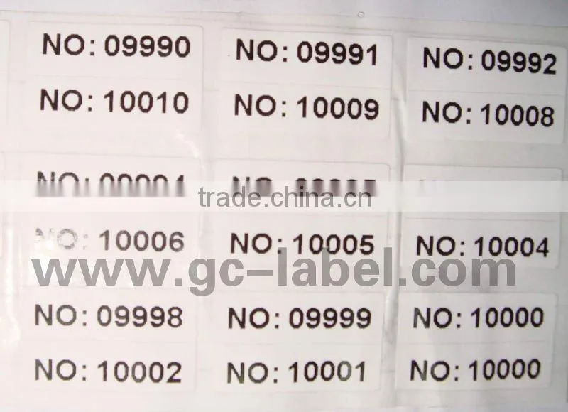 Self-adhesive round sealing labels