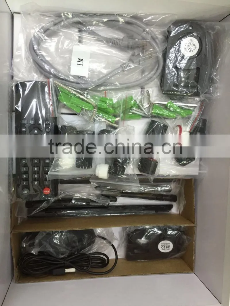 4Ch 720P HD Wireless waterproof camera Video Security System nvr kits
