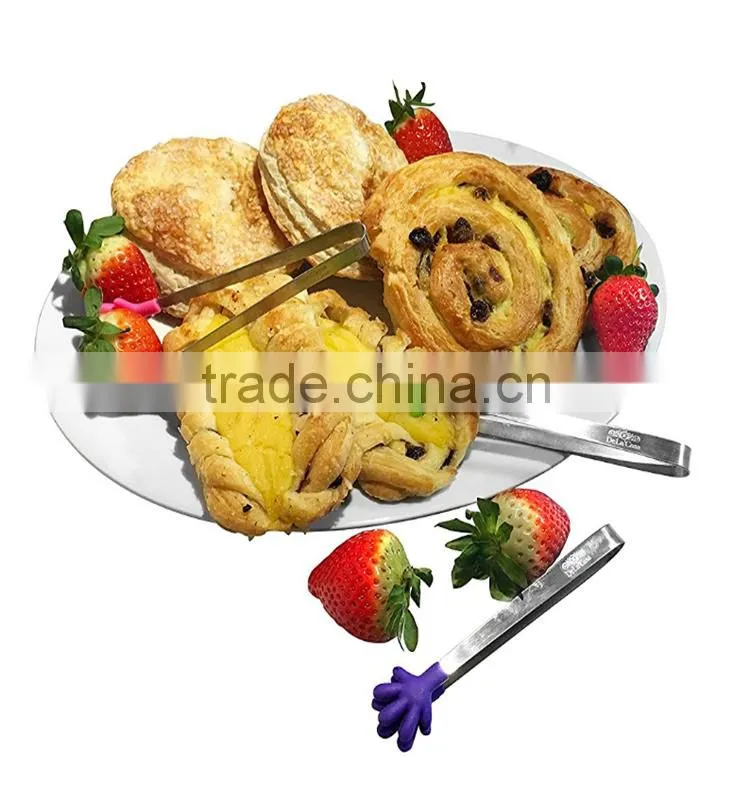 Innovational design unique fancy small lovely food tongs China