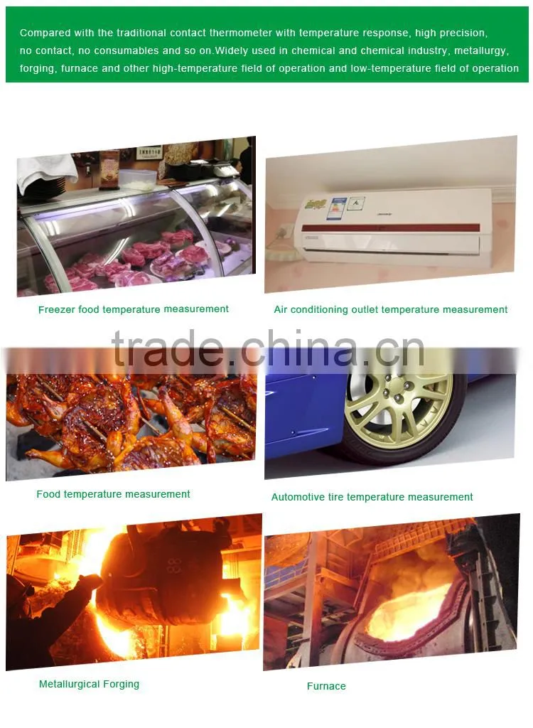 Handheld OEM Non Contact Infrared Thermometer Digital Laser Temperature Gun K Thermocouple thermometer