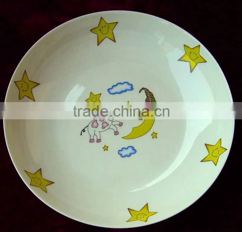 kids plates , organic plates , porcelain kids plates