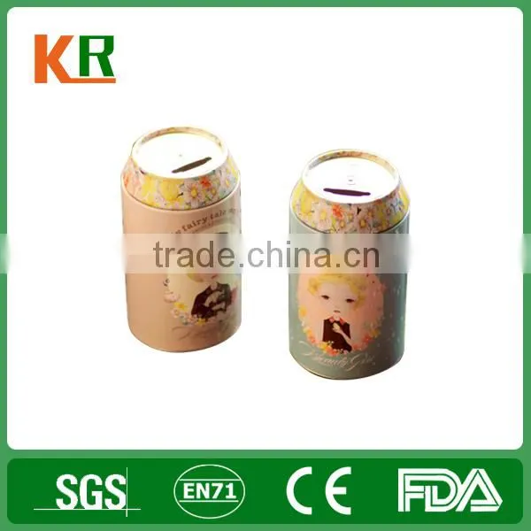 Big capacity coin saving Metal money bank