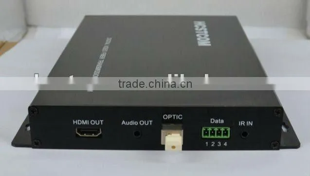 single fiber HDMI video converter for uncompressed transmission