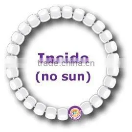 DIY uv bead bracelet solar bracelet change colour in sunshine