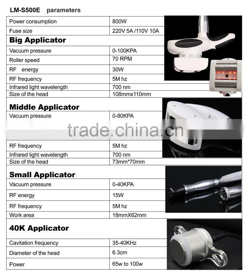 2015 Promotion ! Cavitation Ultrasonic / Radio Frequency 5 mhz / Vacuum Fat Cellulite V9 Beauty