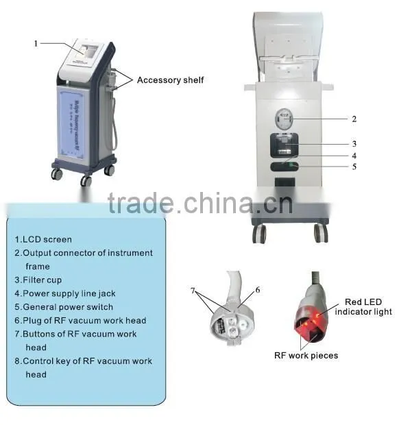 Wrinkle Removerb RF Beauty Skin Rejuvenation Machine with ce