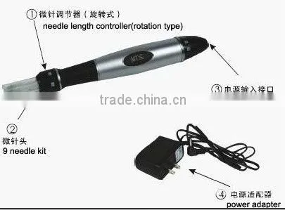 professional micro needle pen/anti ageing/anti wrinkle derma needle pen(CE approved)