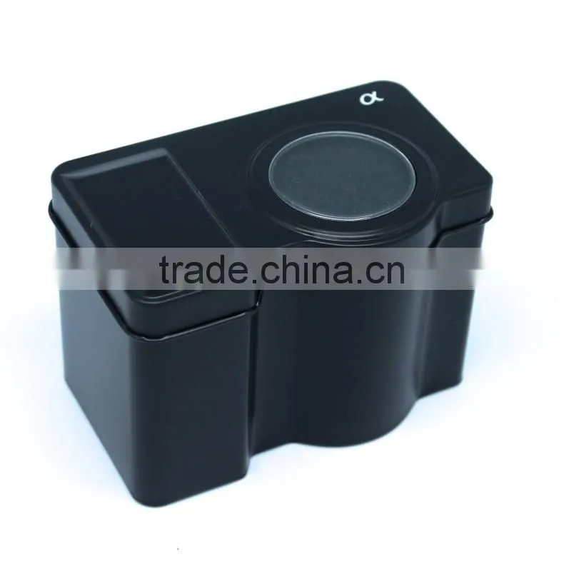 factory wholesale high quality metal tin camera case box