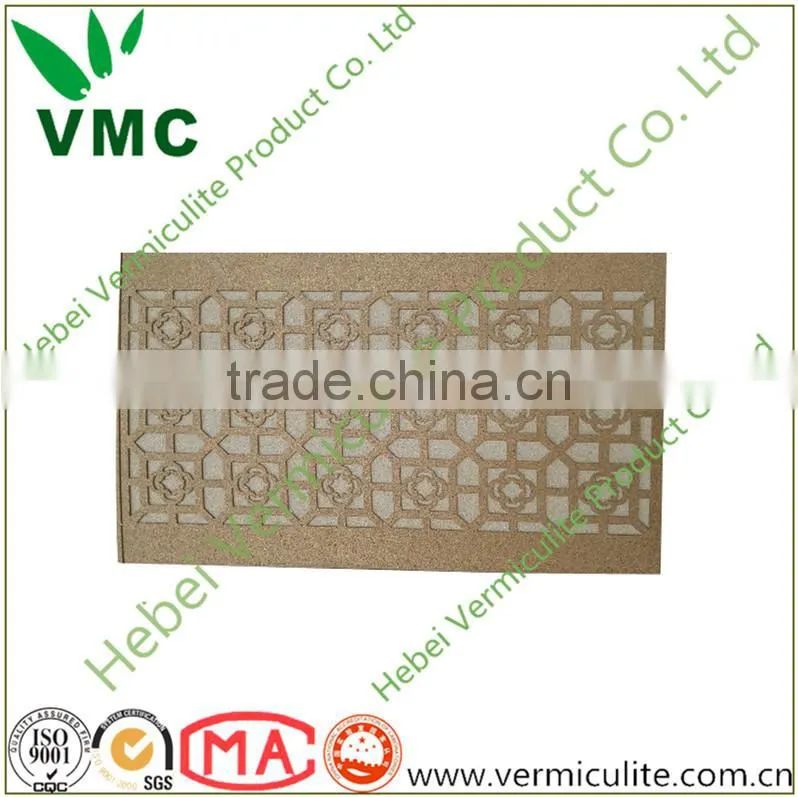 Carved Vermiculite Board Best Fireproof Board for Walls