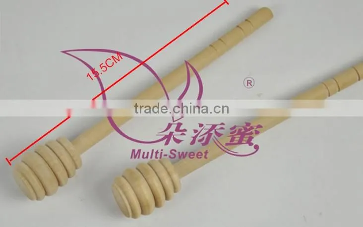 Economy Classic Honey Bee Honey Dipper Honey Wooden Honey Spoon