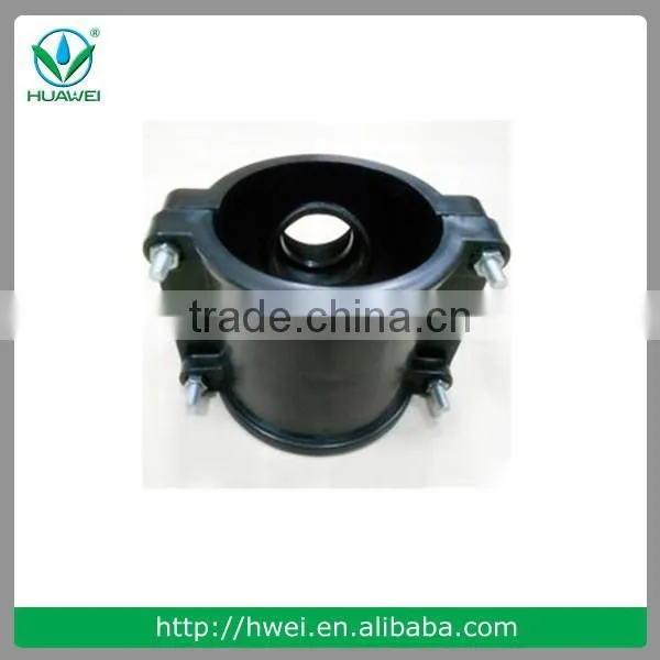 Saddle clamp PE pipe compression fittings