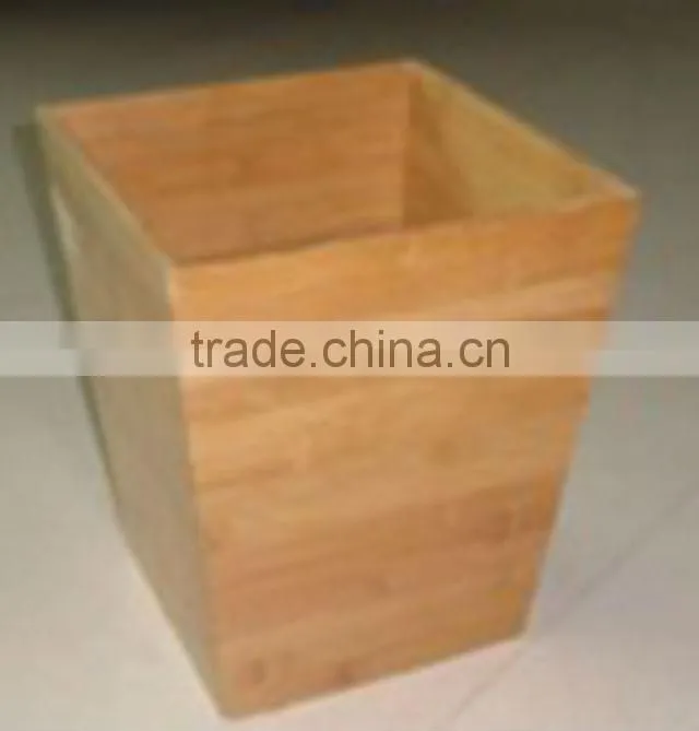 Bamboo waste bin (pyramidal)