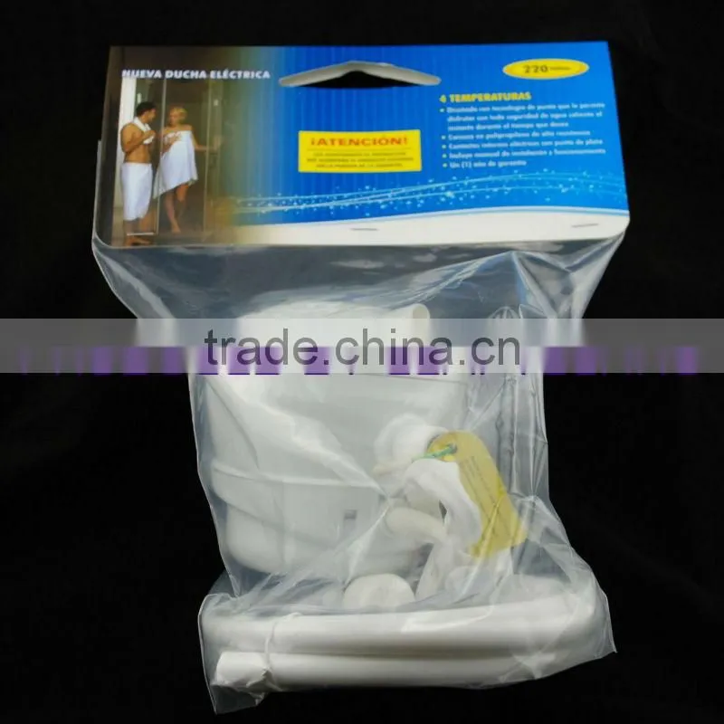 fast-moving electrical overhead shower head
