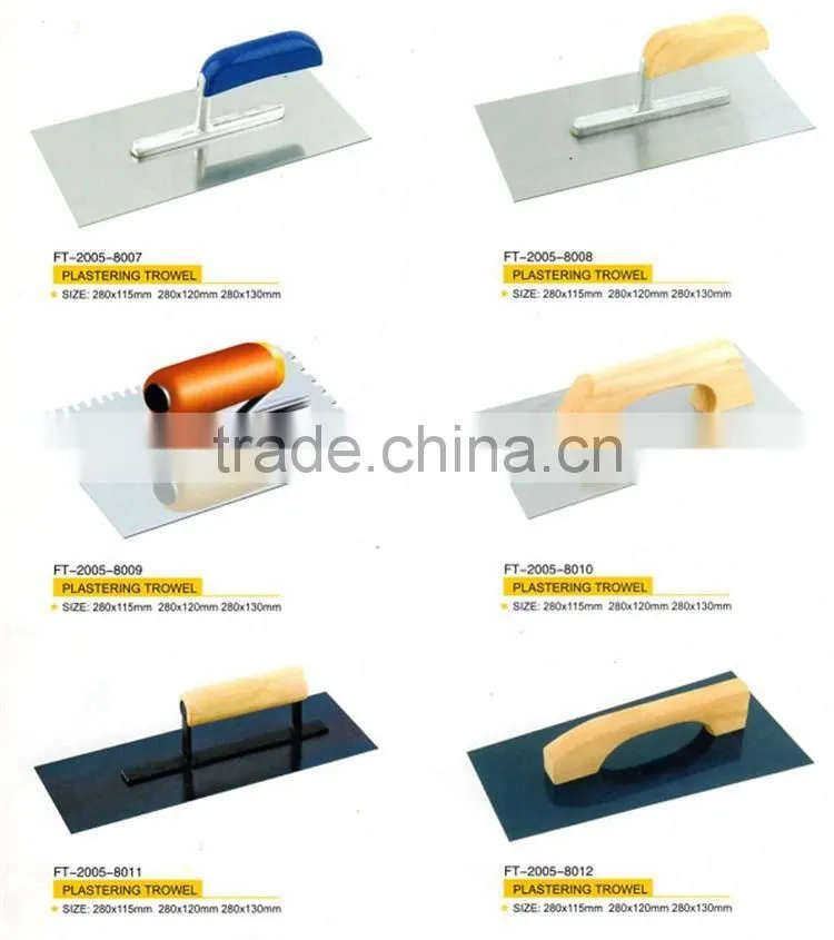 plastic finishing trowel / masonry trowel / bricklayer trowel