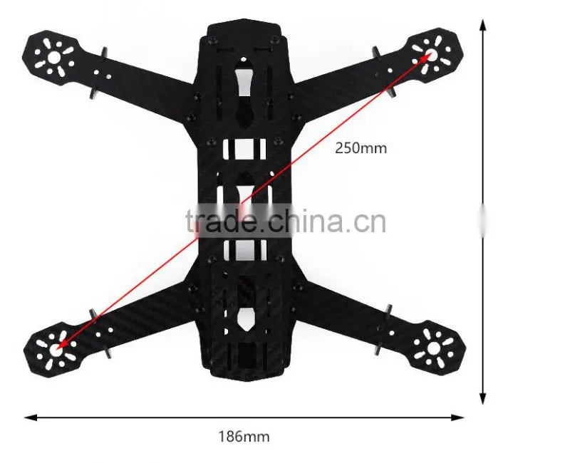 QAV250 H250 FPV Quadcopter 250 Frame Carbon Fiber