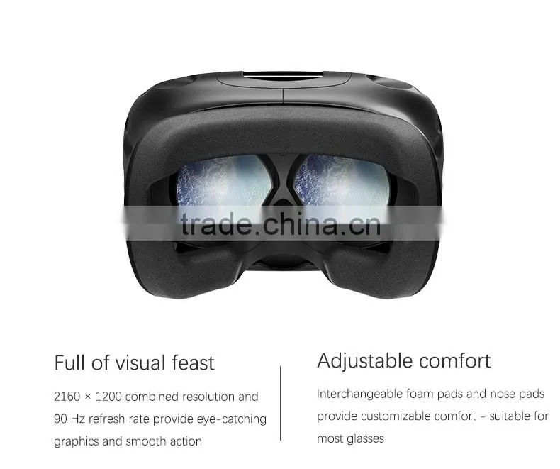 One 3D VR Glasses All in One Virtual Reality Helmet w/ Android 8-Core CPU 5.5" FHD Display for
