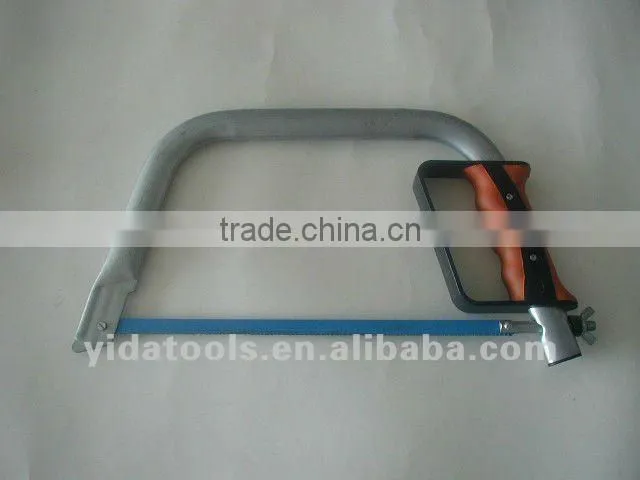 Aluminum hacksaw frame with plastic handle