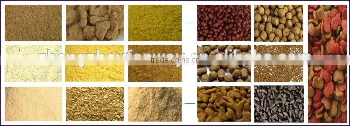 Factory price small poultry equipment with single screw extruder
