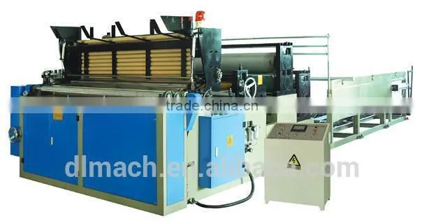 1092B Fully Automatic Embossing & Rewinding & Perforating Toilet Paper Machine