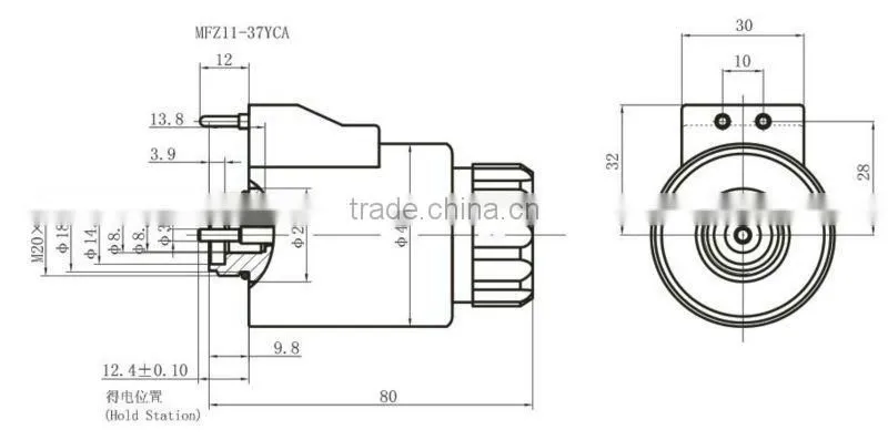 rexroth 24VDC wet type switch solenoid