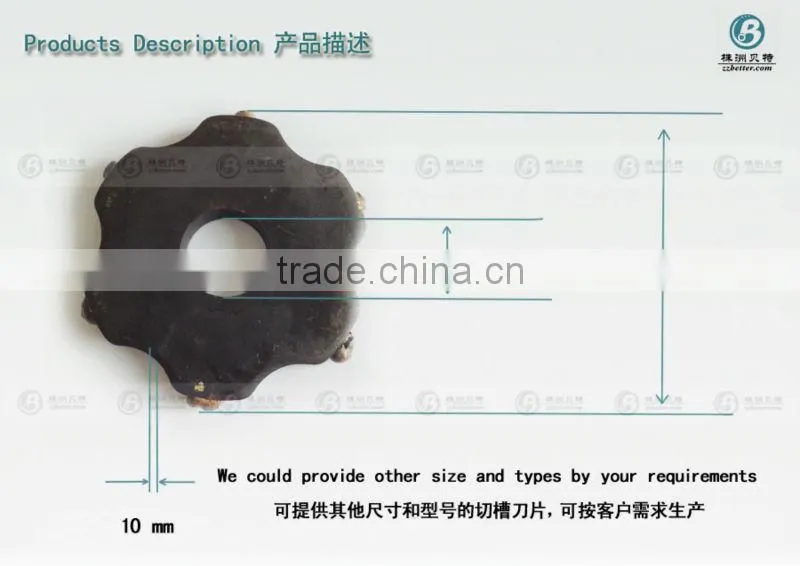 supply differents teeth tungsten carbide scarifier cutter for scrape concrete floor