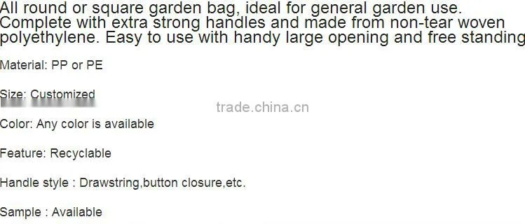garden reuseable pe grow bags for small space gardening