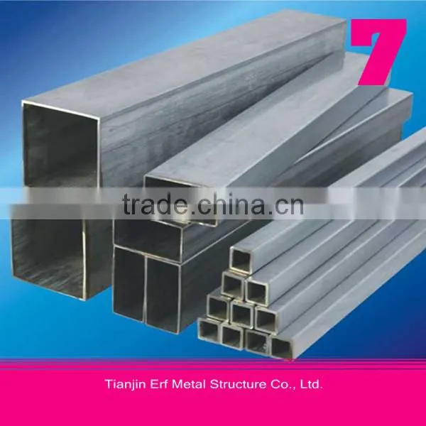 Square/rectangular steel pipe/tube/hollow section galvanized at lowest price