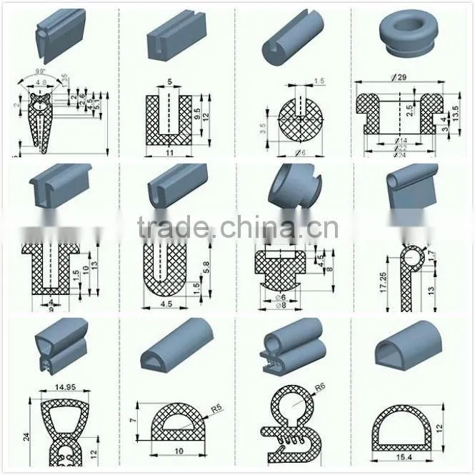 China made pvc rigid seal strip