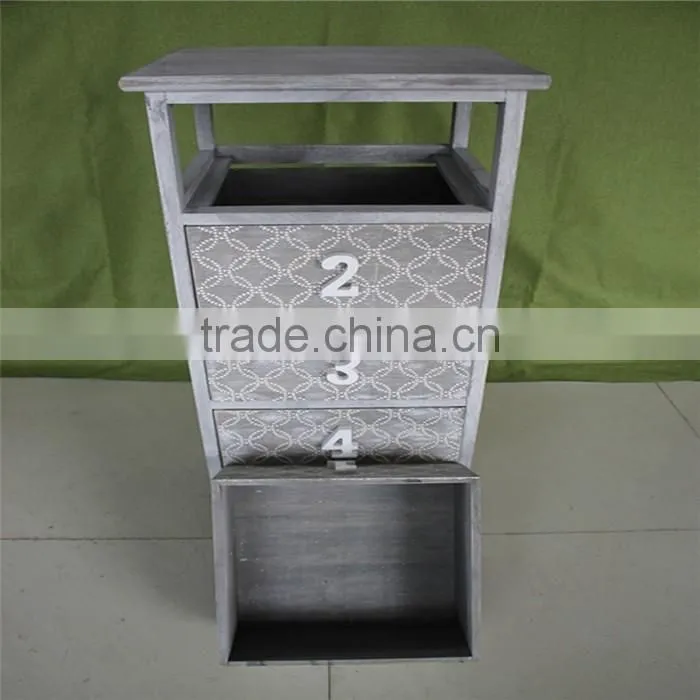 Cheap unfinished multi-function wood ambry for sale
