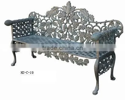 Trade Assurance garden Furniture mordern outdoor bench supplier