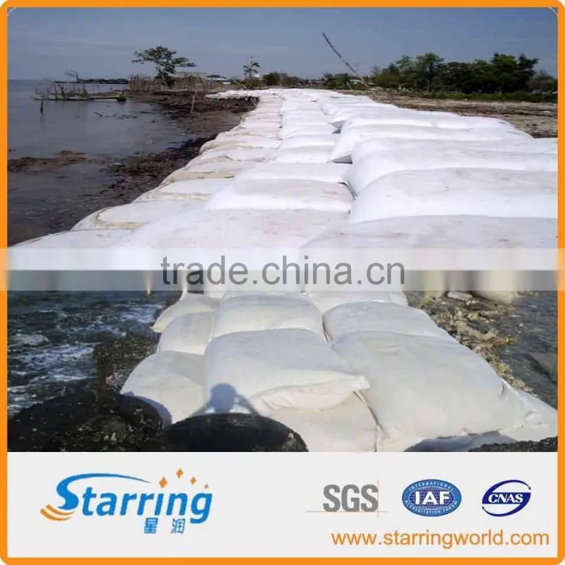 Protective Geobag Wall