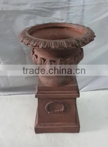Garden antique fiberglass urn planter wholesale