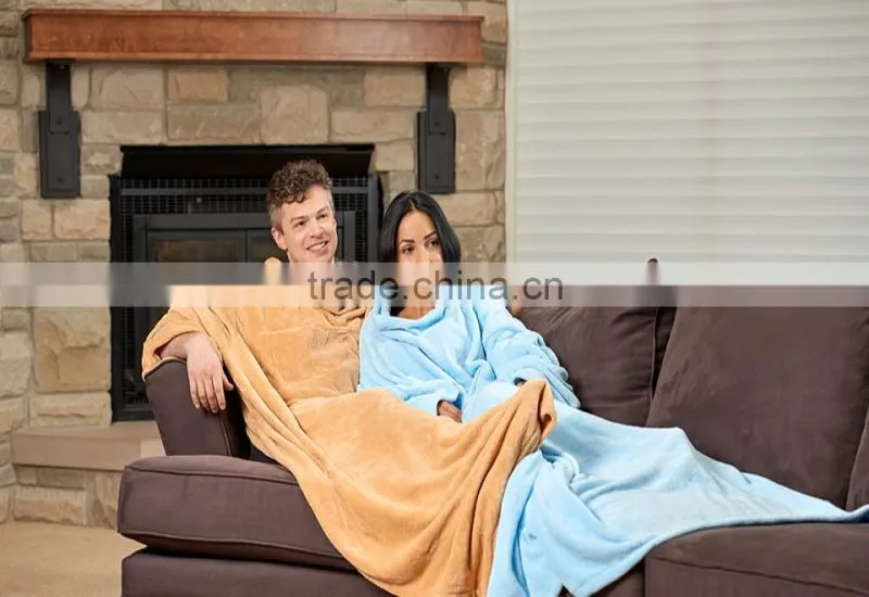Wholesale Washable non-woven wearable heated blanket
