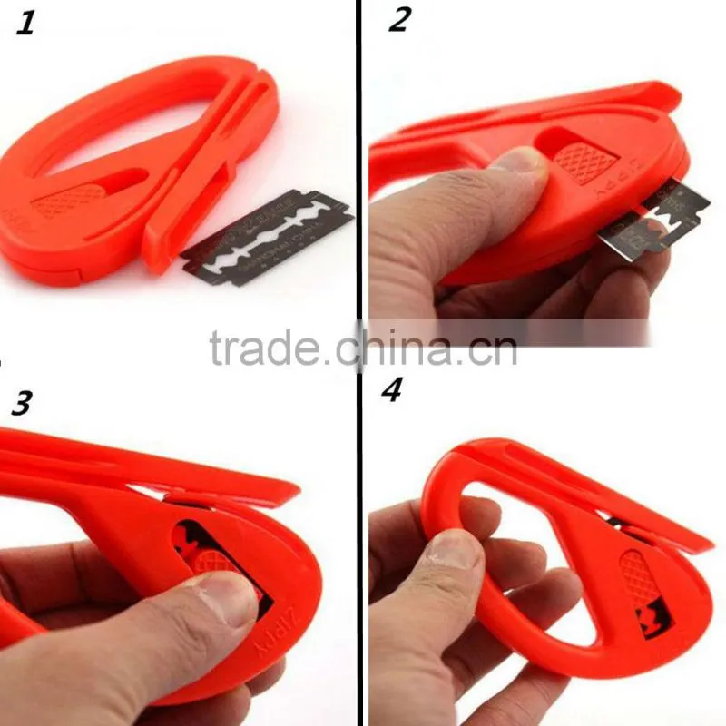 4x Safety Vinyl Cutter 3M Felt Edge Squeegee Car Wrapping Film Sticker Tool Kit