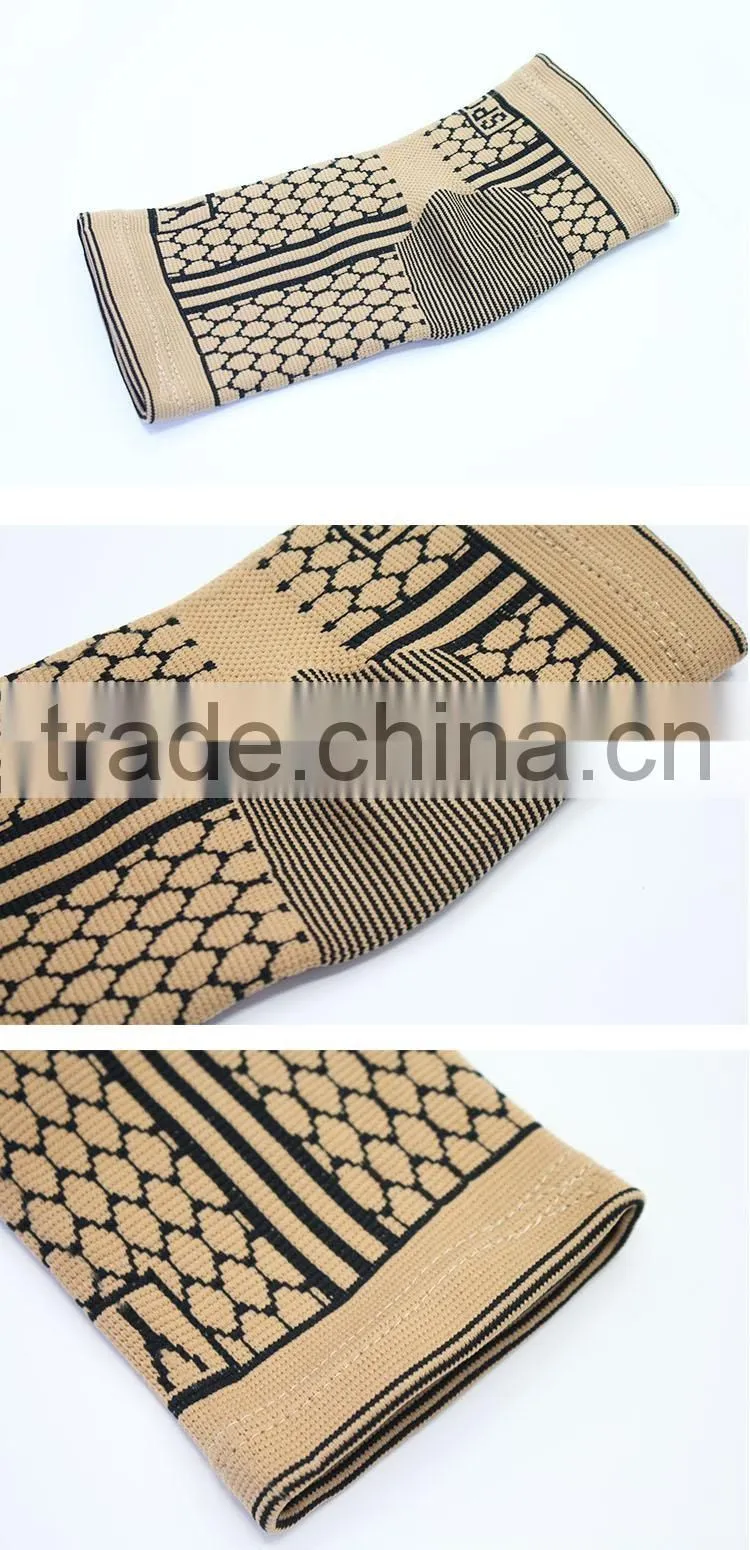 High quality jacquard weave adjustable ankle support
