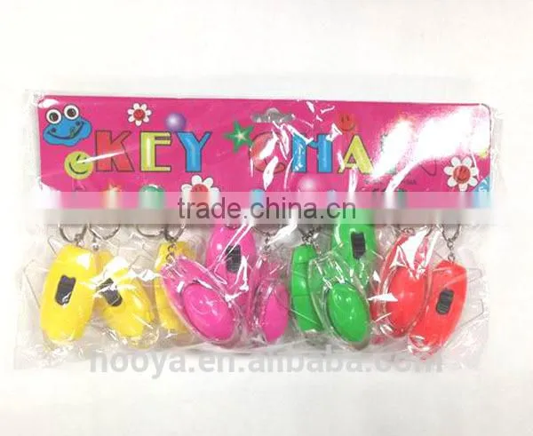 12pcs Plane Shape LED Light Key Chains