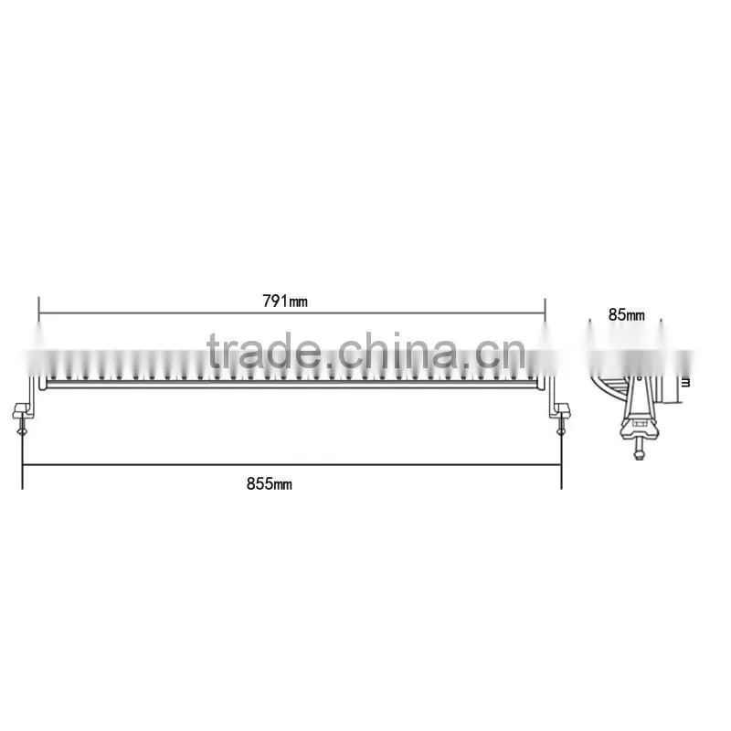 180w Off-Road Extra LED Light Bar - 180W Flood/Spot Combo Beam