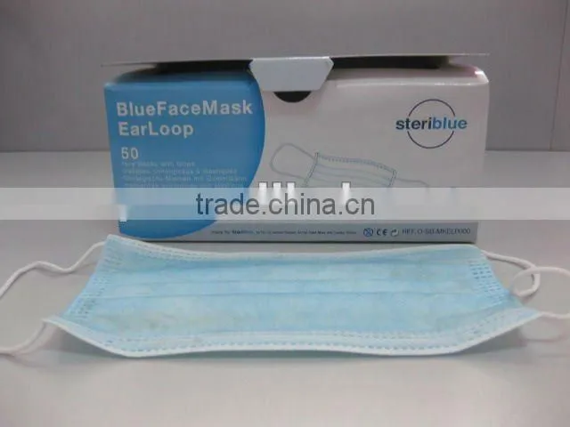 disposable tie-on surgical face mask