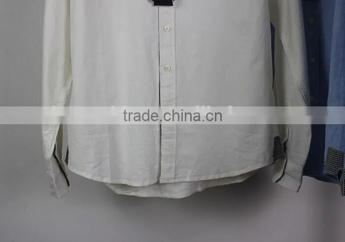 2015 top quality custom men shirt 100% men cotton shirts men's oxford shirt