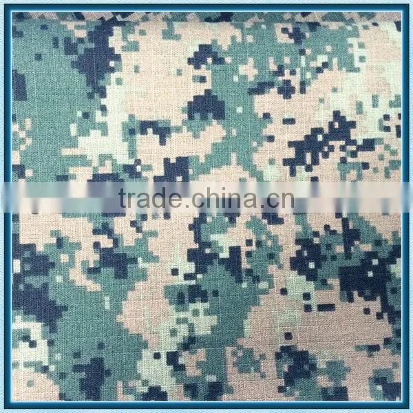 Printed fabric for military uniform/tent/bag