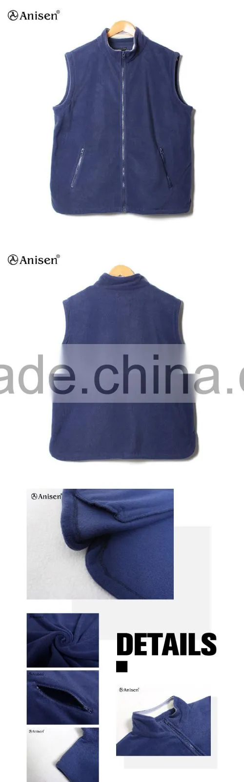 wholesale products custom plain gym windbreaker vests