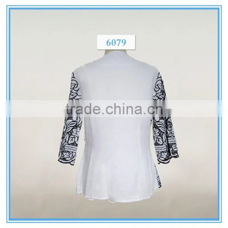 ladies jacket and pants embroidery formal pant suit